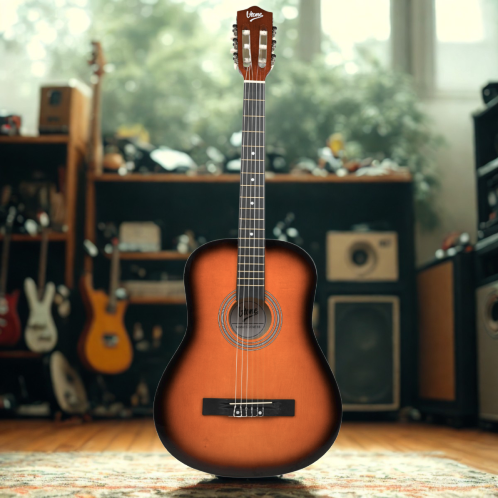 V-TONE BCG SB klasikinė gitara 4/4 sunburst mokymuisi