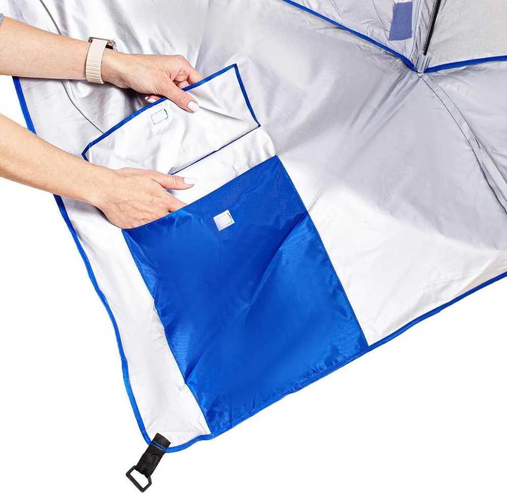 Be-active DIDELIS SODO PAPLŪDŽIO SKĖTIS, SULANKSTAMAS PAPLŪDIUI 220 cm EKRANO PAlapinė 2 viename
