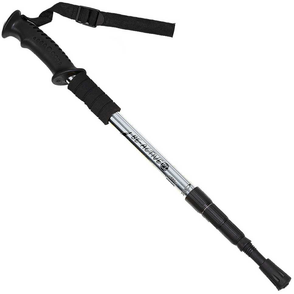 Be Activepl Sulenkiami trekingo lazdos su Anti-shock sistema