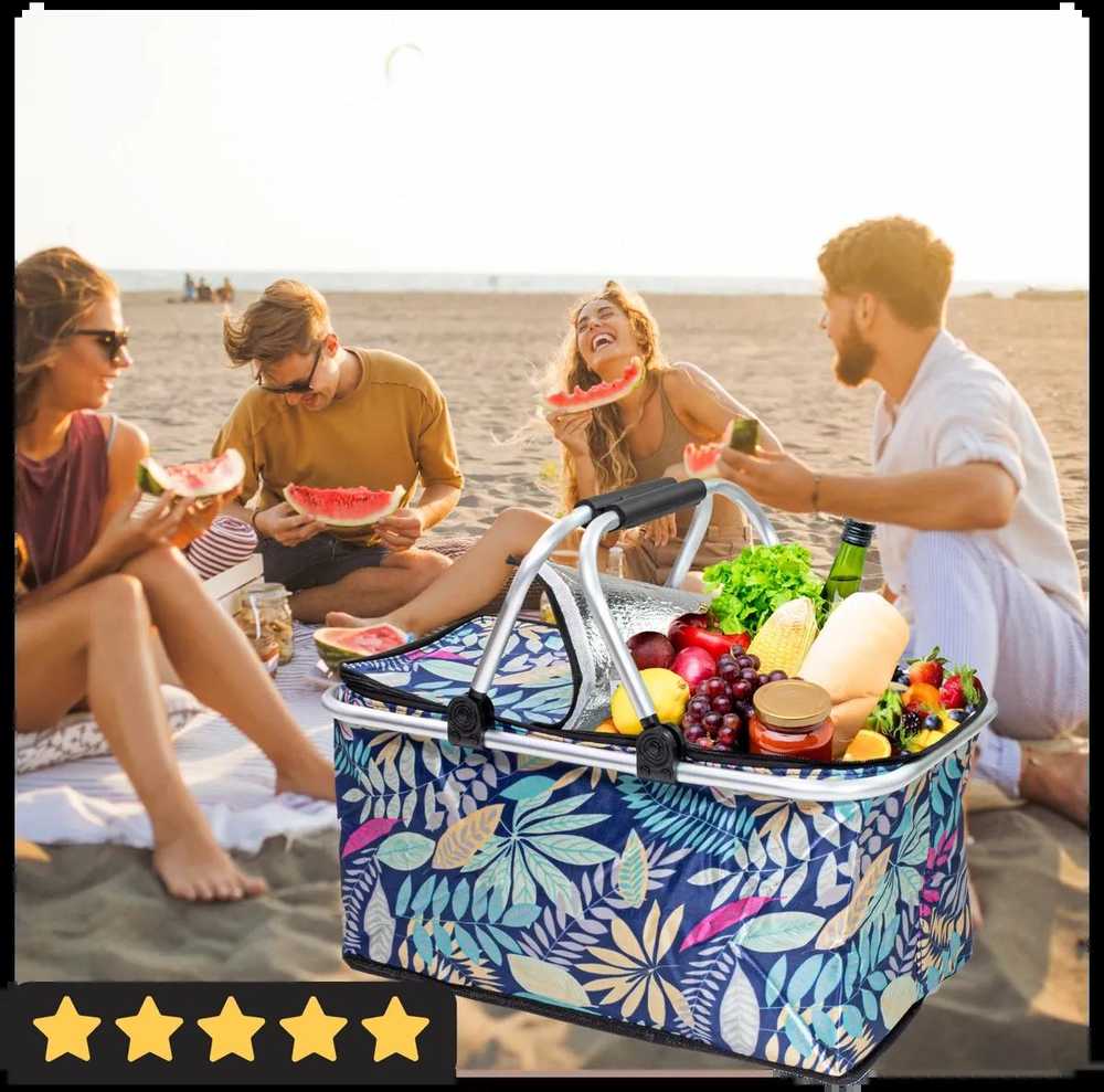 Active TERMINIO PIKNIKO KREPŠELIS, SULANKSTAMAS APSIPIRKIMUI, DIDELIS TURISTINIS PIKNIKAS, 30L