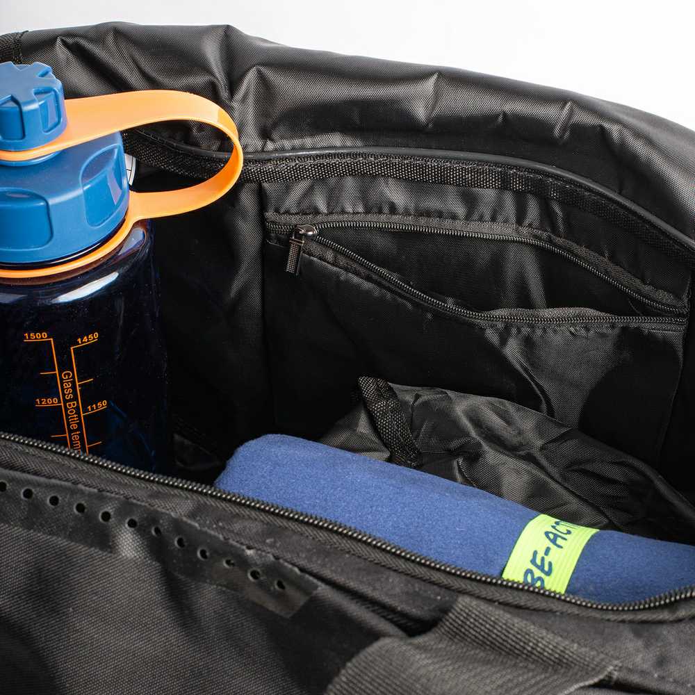 Active SPORTO KREPŠIS 30L Juodas GYM FITNESS BAGAŽAS
