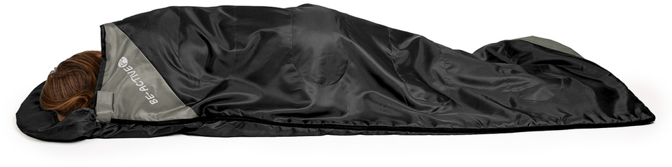 Miegmaišis tristinis Be-active.pl 210x75 cm, juoda