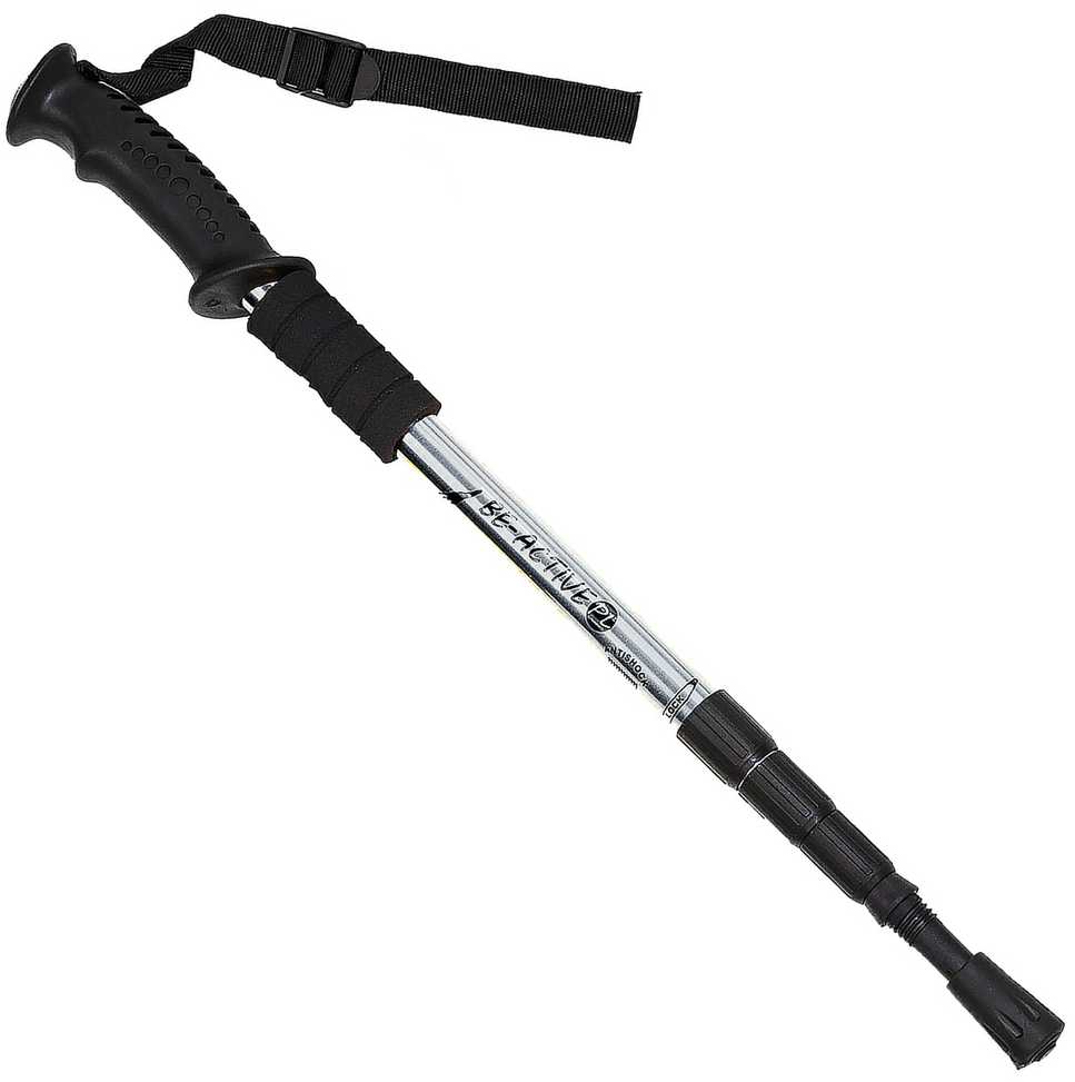 Be Activepl Sulenkiami trekingo lazdos su Anti-shock sistema