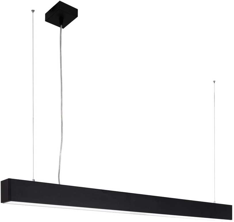 Pakabinamas šviestuvas Italux 26W LED pakabinamas linijinis šviestuvas TRAVERSI RX, matinės juodos sp., 4000K