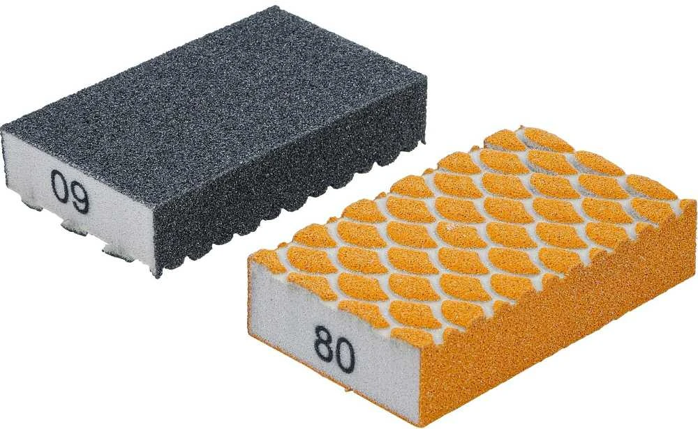 Bgs Technic Abrazyvinių kempinių rinkinys | K 60, 80 | 2 vnt. (80811)