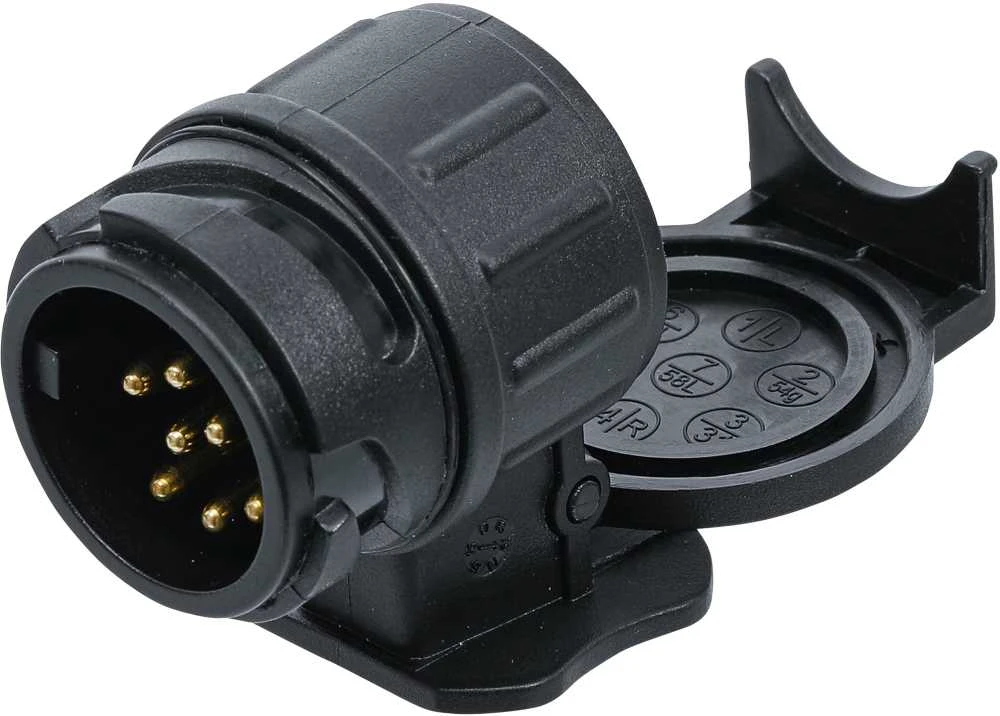 Bgs Technic Priekabos lizdo adapteris 13 kontaktų į 7 kontaktus (80754)