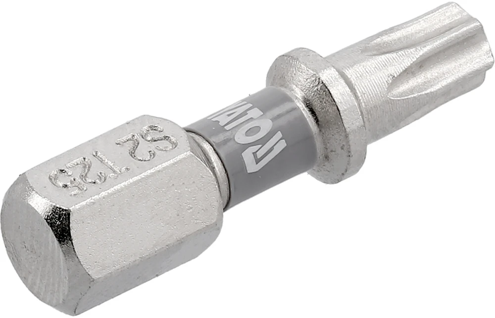 Yato Toya Sa Poland Antgaliai | 6,3 mm (1/4") | S2 Ni | T-Star (Torx) T25 | 2 vnt. (YT-78014)