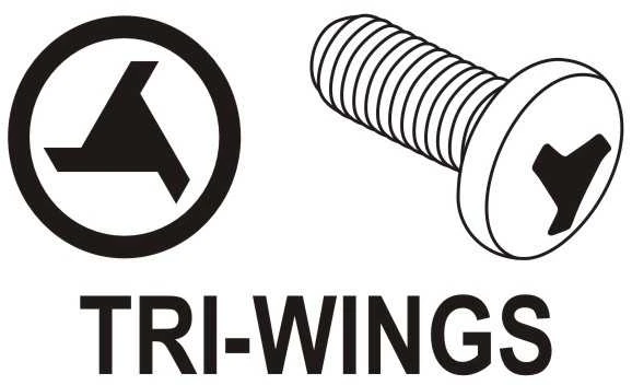 YATO KOŃCÓWKA / BIT 1/4" TRI-WINGS 0x100mm + 1x100mm 2vnt.. 0493
