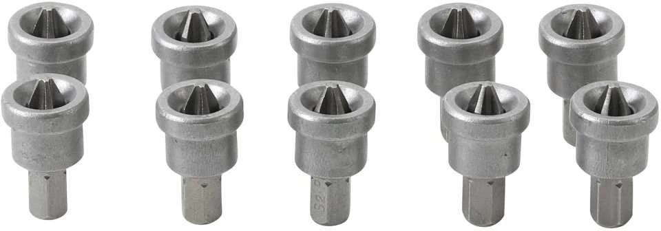 Bgs Technic Antgaliai / ribotuvai | gipso plokštėms | 6.3 mm (1/4") | Kryžminiai PH 2 | 10 vnt. (50408)
