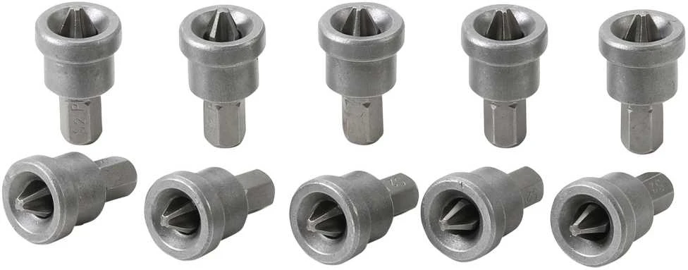 Bgs Technic Antgaliai / ribotuvai | gipso plokštėms | 6.3 mm (1/4") | Kryžminiai PH 2 | 10 vnt. (50408)