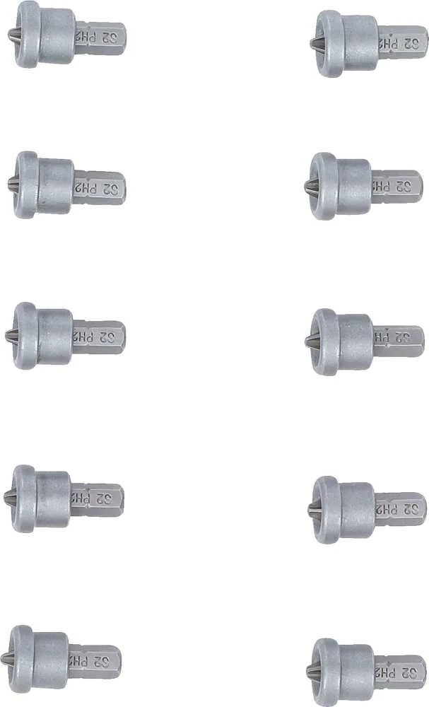 Bgs Technic Antgaliai / ribotuvai | gipso plokštėms | 6.3 mm (1/4") | Kryžminiai PH 2 | 10 vnt. (50408)