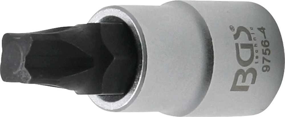 Bgs Technic Antgalių rinkinys | 10 mm (3/8") | 4-kampų profilis (MTS-Mortorq) MTS0 - MTS04 | 5 pcs. (9756)