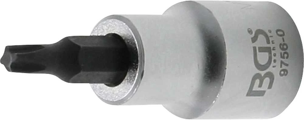 Bgs Technic Antgalių rinkinys | 10 mm (3/8") | 4-kampų profilis (MTS-Mortorq) MTS0 - MTS04 | 5 pcs. (9756)