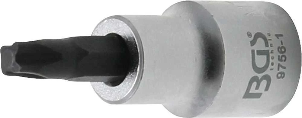 Bgs Technic Antgalių rinkinys | 10 mm (3/8") | 4-kampų profilis (MTS-Mortorq) MTS0 - MTS04 | 5 pcs. (9756)