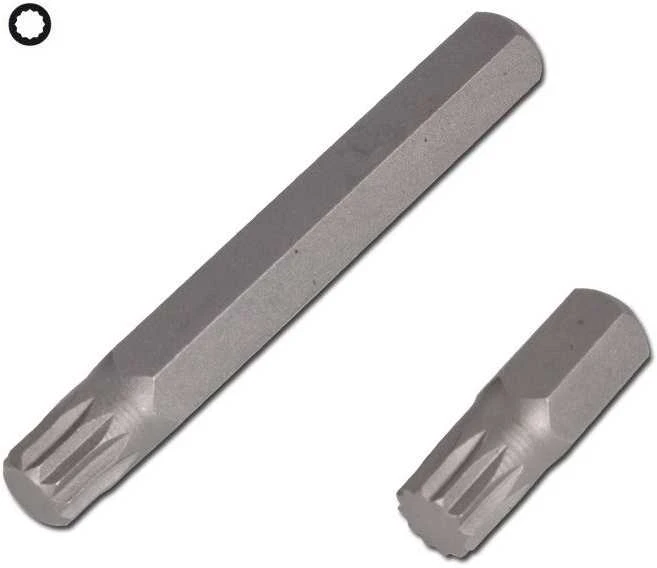 Grąžtas Bgs Technic Antgalių rinkinys | trumpas / ilgas | spline (XZN) | 11 vnt. (5030)