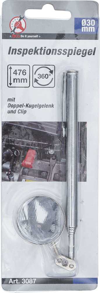 Bgs Technic Apžiūrėjimo veidrodis | Ø 30 mm (3087)