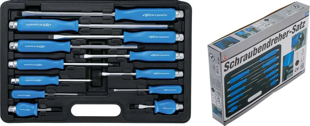 Grąžtas Bgs Technic Atsuktuvų rinkinys | kalami | 12 vnt. (7890)