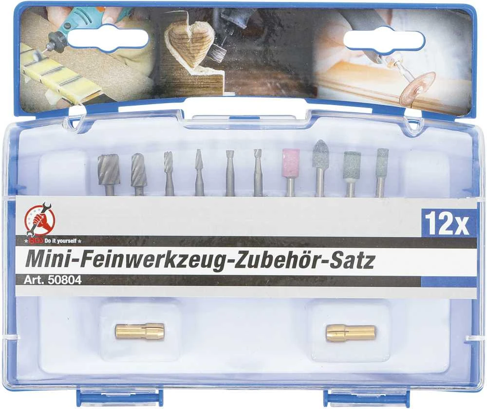 Bgs Technic Aukšto tikslumo gręžimo / šlifavimo komplektas | 12 vnt. (50804)