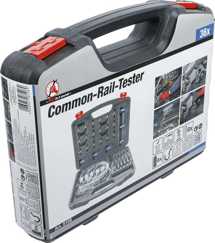 Bgs Technic Common rail diagnostinis perpylimo rinkinys | su 24 adapteriais (8106)