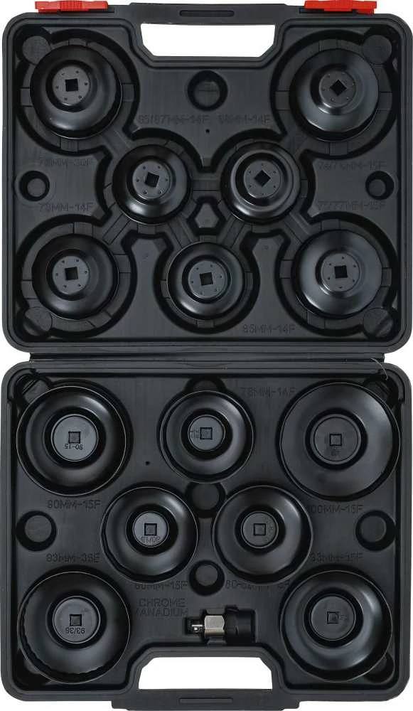 Bgs Technic Lėkštelių rinkinys tepalo filtrui | 10 mm (3/8") | 14 vnt. (91036)