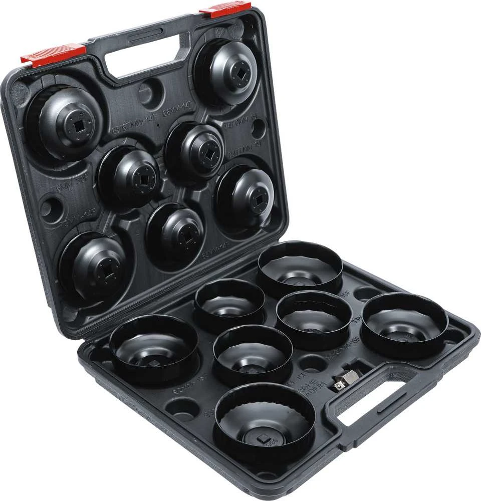 Bgs Technic Lėkštelių rinkinys tepalo filtrui | 10 mm (3/8") | 14 vnt. (91036)