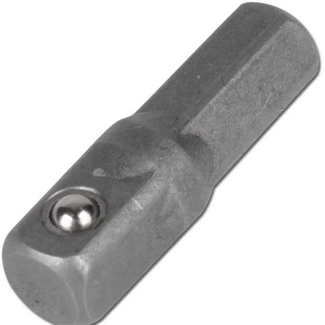 Bgs Technic Adapteris | 6.3 mm šešiakampis (1/4") - išorinis kvadratas 6.3 mm (1/4") | 30 mm (8202)