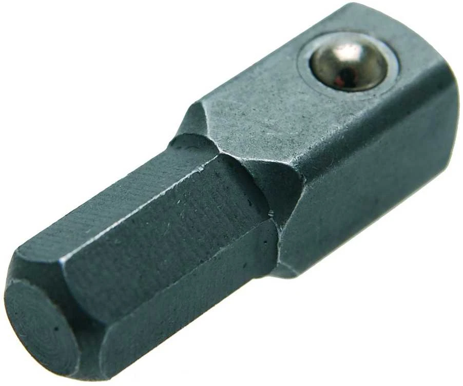 Bgs Technic Adapteris 8 mm šešiakampis (5/16") - išorinis kvadratas 10 mm (3/8") | 30 mm (2229-1)