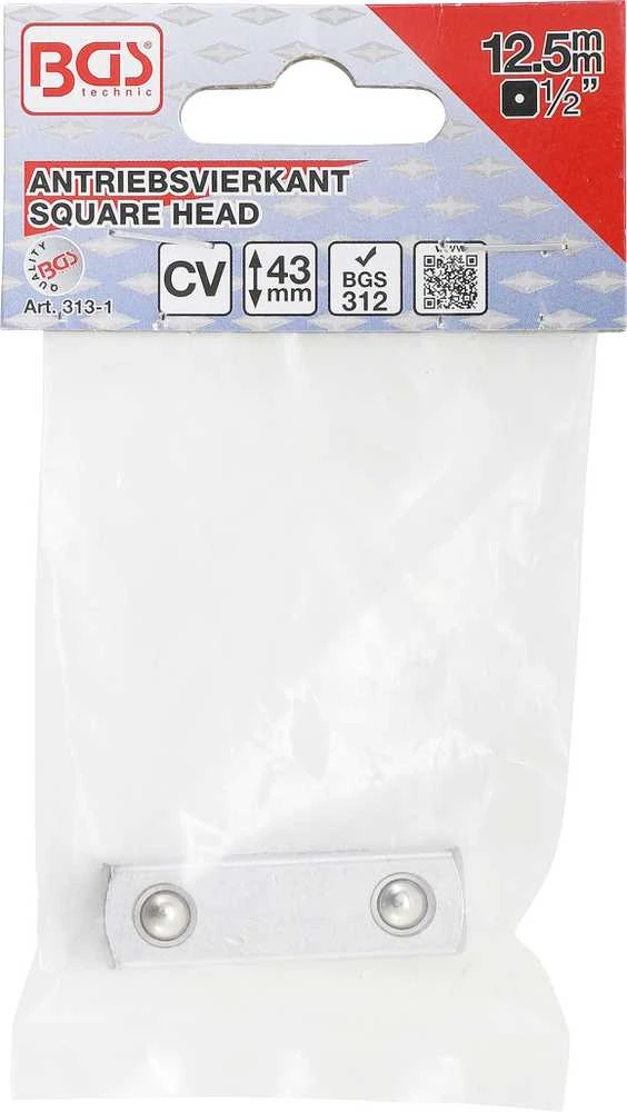 Bgs Technic Adapteris | išorinis kvadratas 12,5 mm (1/2") | BGS 312 (313-1)
