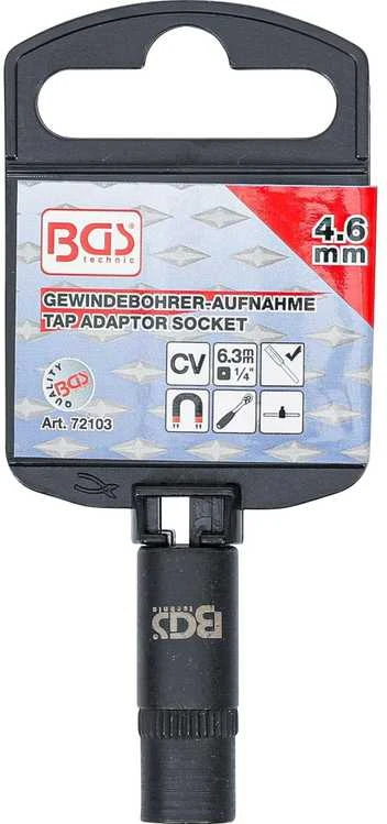 Bgs Technic Adapteris sriegikliams | 6.3 mm (1/4") | 4.6 mm (72103)
