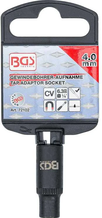 Bgs Technic Adapteris sriegikliams | 6.3 mm (1/4") | 4.0 mm (72102)