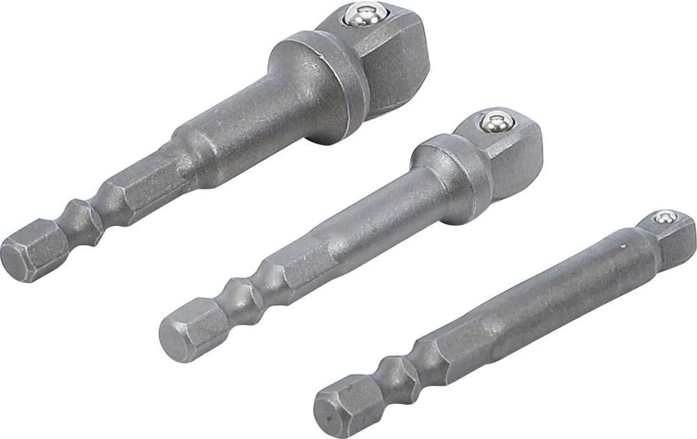Bgs Technic Adapterių rinkinys su šarnyrais | 6.3 mm (1/4") | 3 vnt. (9162)
