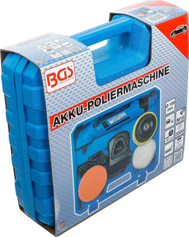 Bgs Technic Akumuliatorinis poliruoklis | maks. 3000 rpm | 10.8 V | 1,3 Ah (9259)