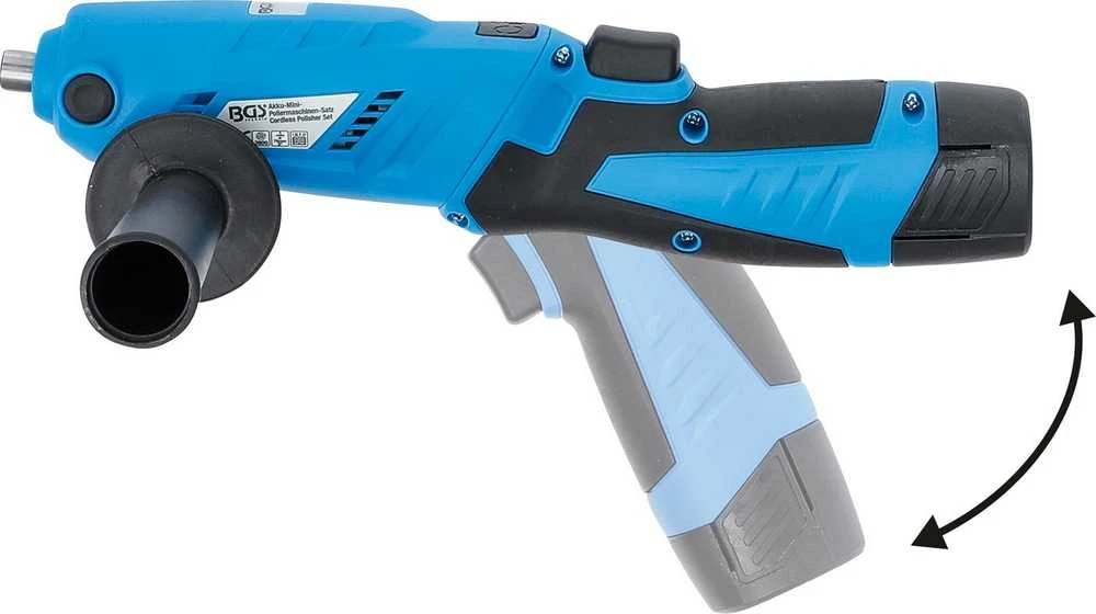 Bgs Technic Akumuliatorinis poliruoklis | su rinkiniu | max. 2800 rpm | 12 V | 1500 mAh (9294)