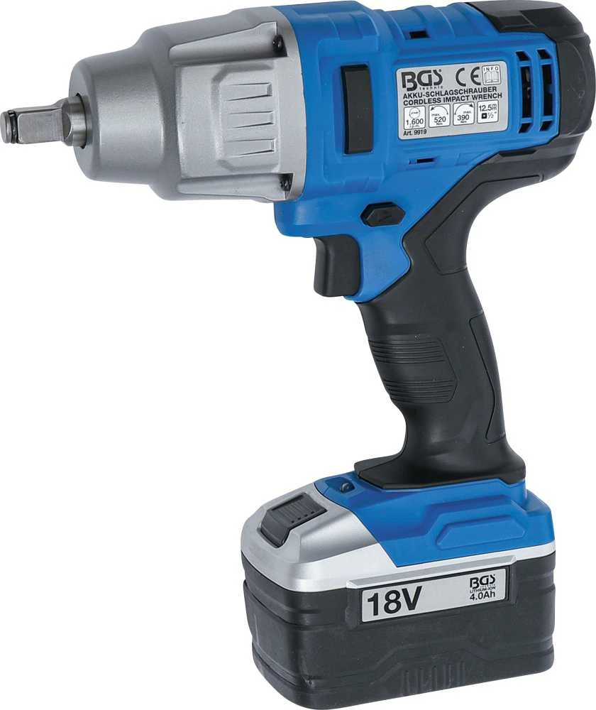 Bgs Technic Akumuliatorinis smūginis veržliasūkis | 520 Nm | maks. 2000 rpm | 18 V (9919)
