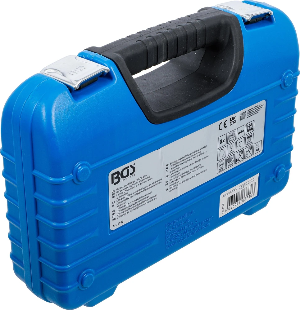 Bgs Technic Akumuliatorinis UV nuotėkio paieškos rinkinys BGS | R134a | 3 W (3710)