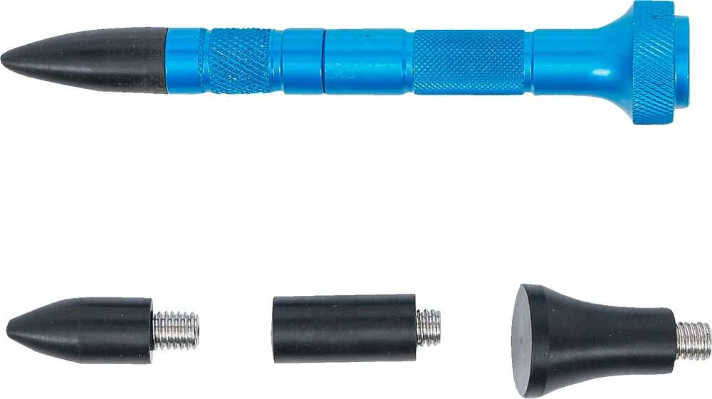 Bgs Technic Aliuminė rankenėlė su keičiamais antgaliais įlenkimų šalinimui be dažymo | 100 mm (9155)