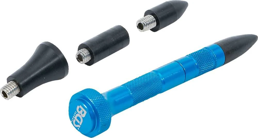Bgs Technic Aliuminė rankenėlė su keičiamais antgaliais įlenkimų šalinimui be dažymo | 100 mm (9155)