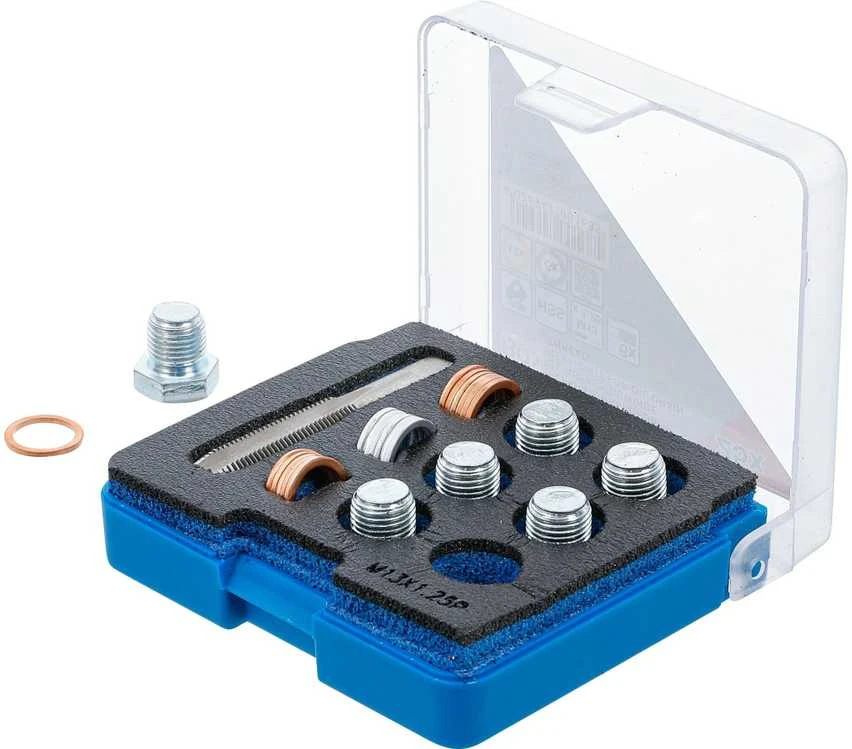 Bgs Technic Alyvos išleidimo srauto remonto komplektas | M13 x 1,25 mm (168)