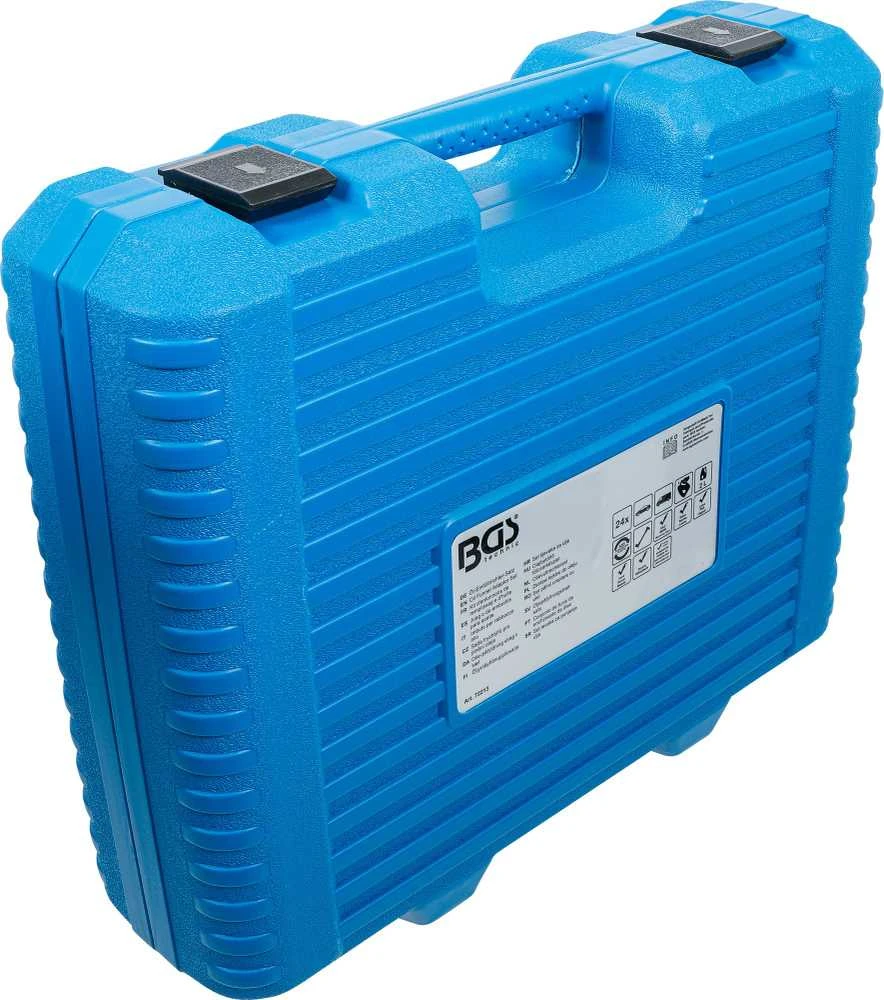 Bgs Technic Alyvos piltuvo adapterių rinkinys | Plastikinis tipas | 24 vnt. (72213)