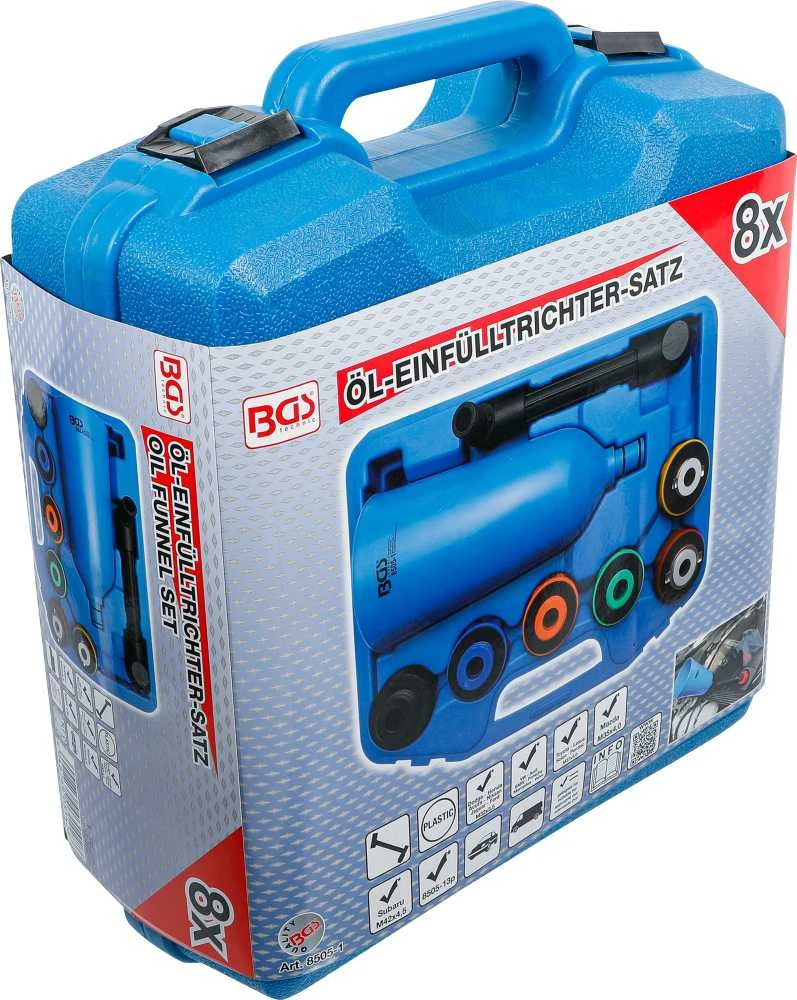 Bgs Technic Tepalo kanalų adapterių komplektas | plastiko tipas (8505-1)