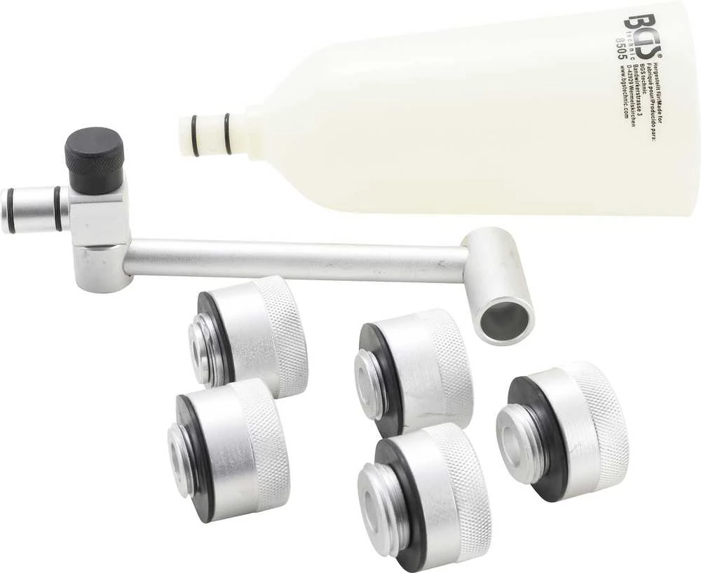 Bgs Technic Alyvos piltuvų adapterių rinkinys | Aliuminio tipas (8505)