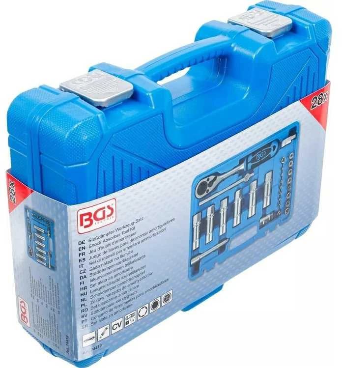 Bgs Technic Amortizatoriaus įrankių rinkinys | 28 vnt. (74419)