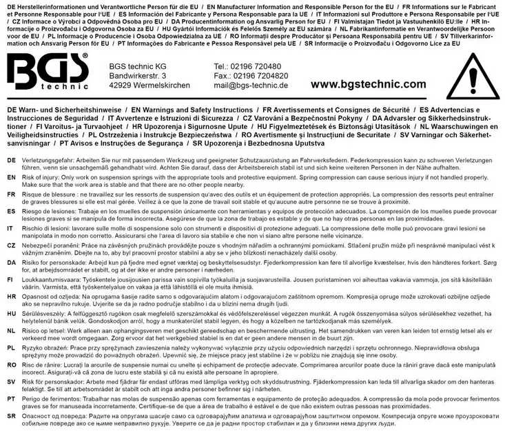 Bgs Technic Amortizatoriaus įrankių rinkinys | 28 vnt. (74419)