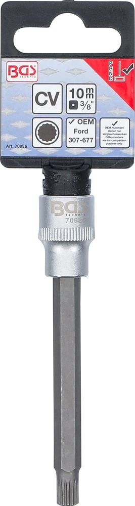 Bgs Technic Antgalis | 10 mm (3/8") | Spline (XZN) | Ford Power Shift DPS6 / 6DCT250 (70986)