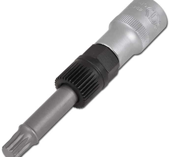 Bgs Technic Antgalis generatoriaus diržo skremuliams | 12,5 mm (1/2") | Spline (XZN) M10 | 2 vnt. (4245)