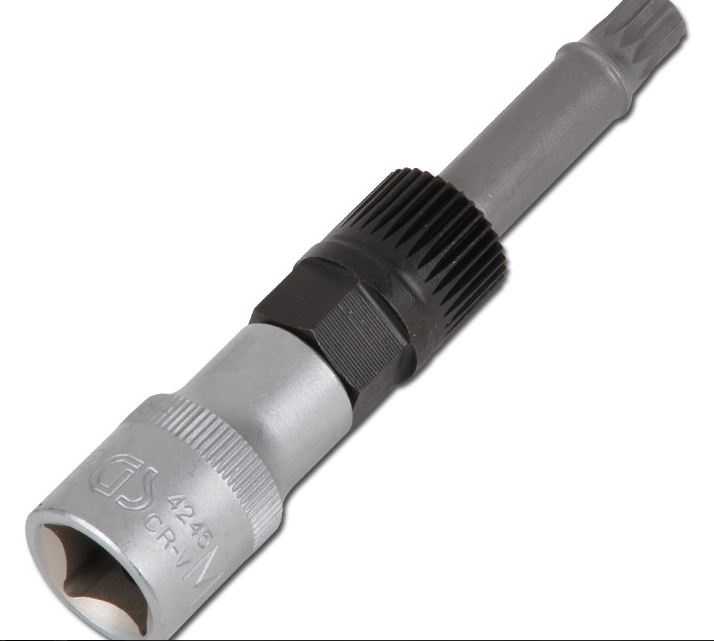 Bgs Technic Antgalis generatoriaus diržo skremuliams | 12,5 mm (1/2") | Spline (XZN) M10 | 2 vnt. (4245)