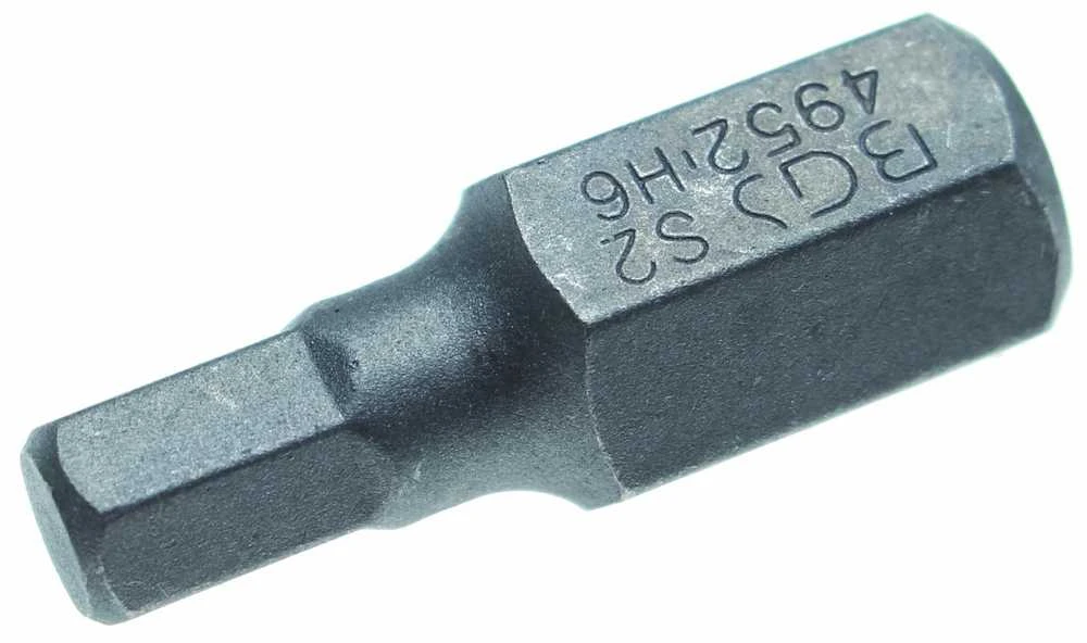 Bgs Technic Antgalis | ilgis 30 mm | 10 mm (3/8") storis | Hex šešiakampis 6 mm (4952)