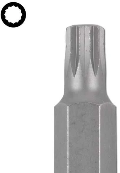 Bgs Technic Antgalis | ilgis 75 mm | 10 mm (3/8") storis | Spline (XZN) | M8 (4861)