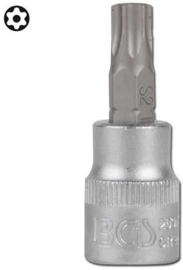Bgs Technic Antgalis įpresuotas į galvutę | 10 mm (3/8") | T-star su skyle (Torx) T20 (2571)