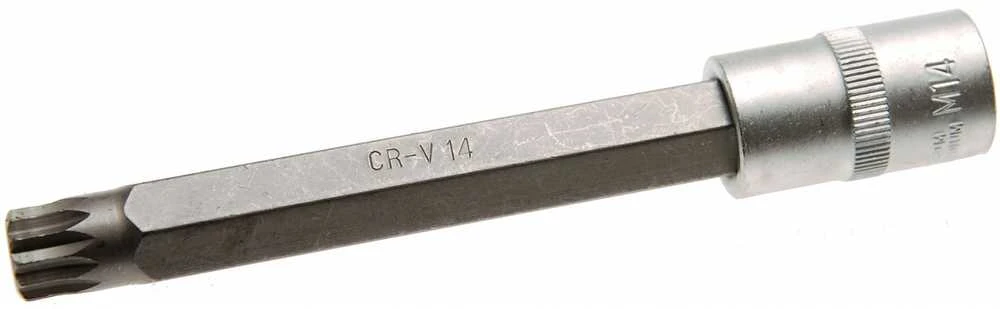 Bgs Technic Antgalis įpresuotas į galvutę | ilgis 140 mm | 12,5 mm (1/2") | Spline (XZN) | M14 (5184-M14)
